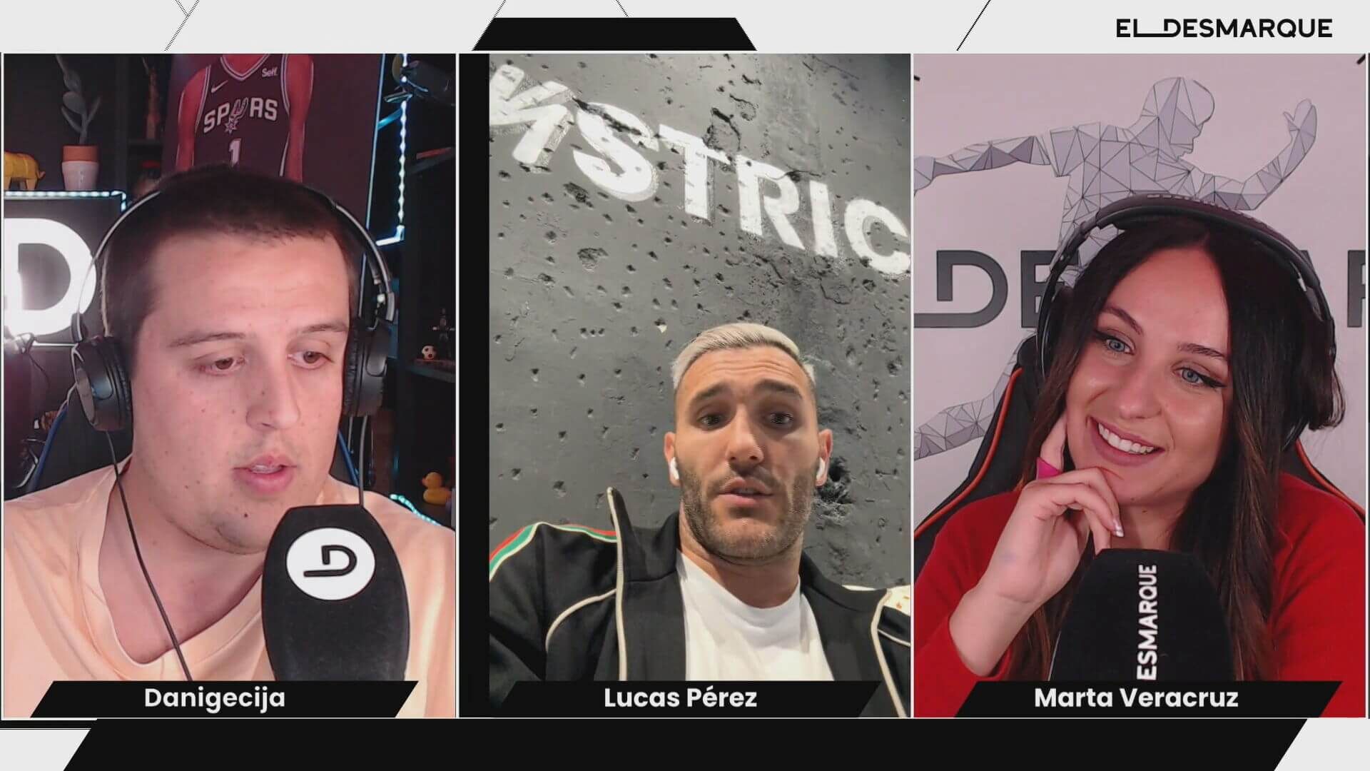 Lucas Pérez, en el Twitch de ElDesmarque "Que nos esperen"