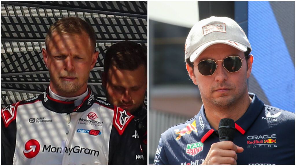  Kevon Magnusse y Checo Pérez, en el Gran Premio de Mónaco.