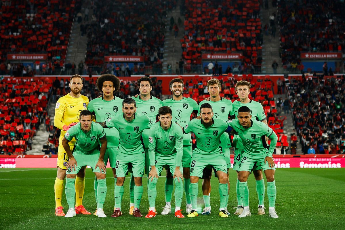 Once del Atlético de Madrid en Mallorca.