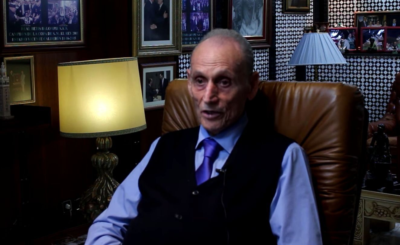  Manuel Ruiz de Lopera en su entrevista antes de la final de la Copa 2022.