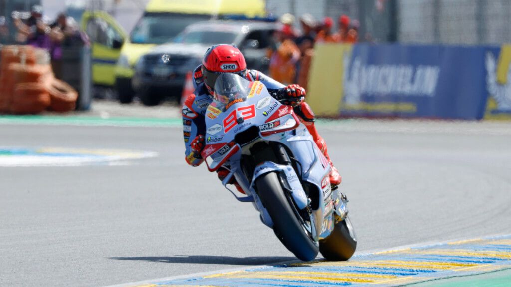 Marc Márquez, en el GP de Le Mans.