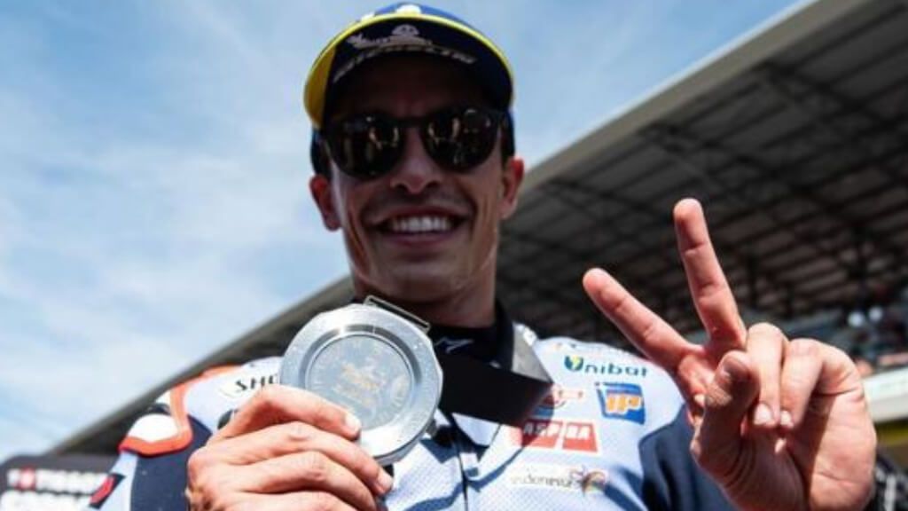  Marc Márquez, en el GP de Le Mans.