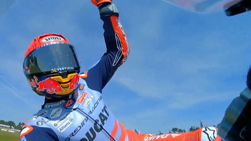  Marc Márquez, en el GP de Le Mans.