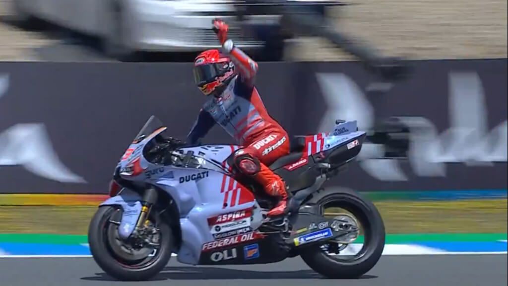  Marc Márquez, en el GP de Jerez.