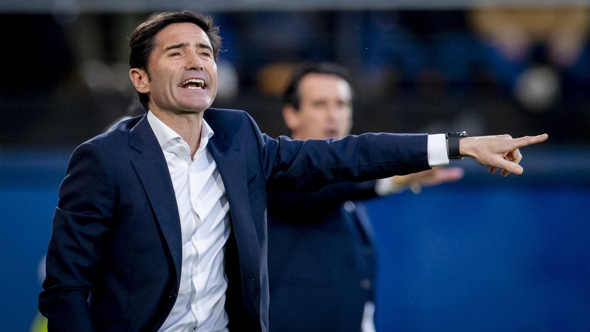  Marcelino ante el Villarreal CF en La Cerámica.