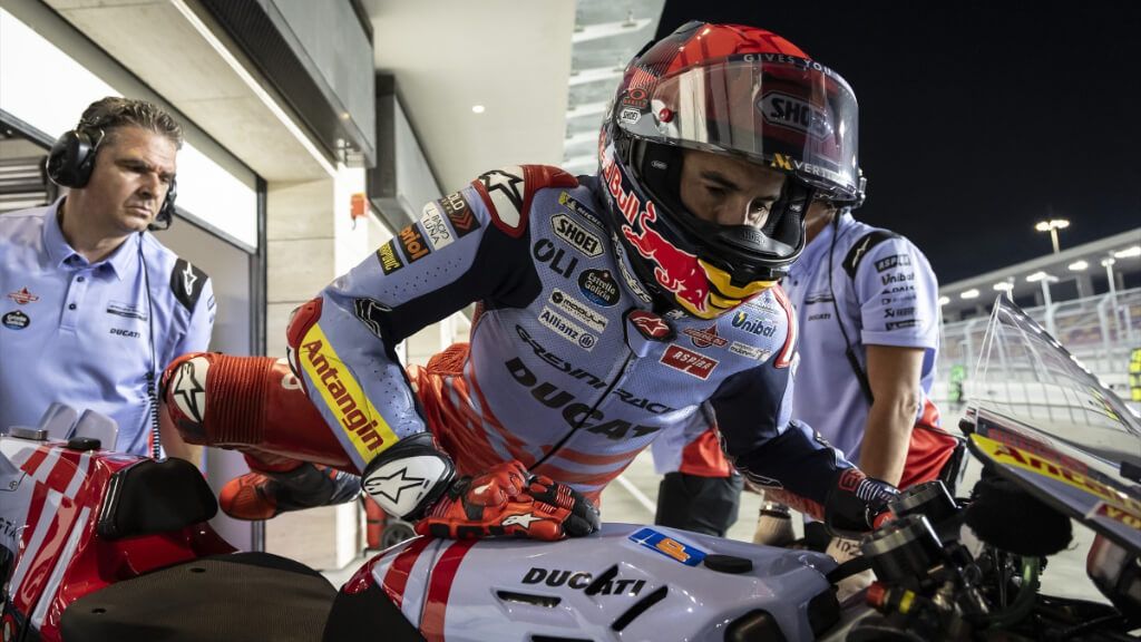  Marc Márquez, en el GP de Qatar.