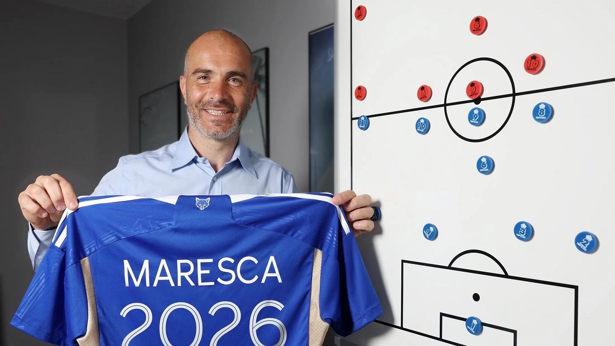  Enzo Maresca, nuevo entrenador del Leicester.