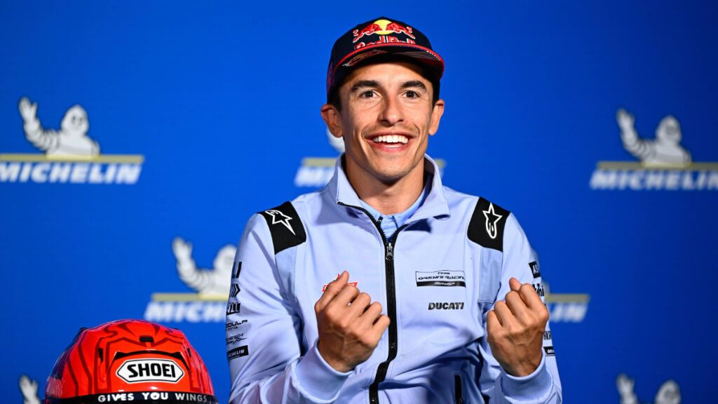  Marc Márquez, en el GP de Le Mans.