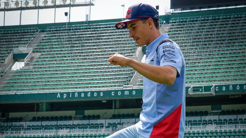  Marc Márquez, en el Benito Villamarín.