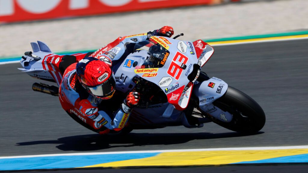 Marc Márquez, en el GP de Le Mans.