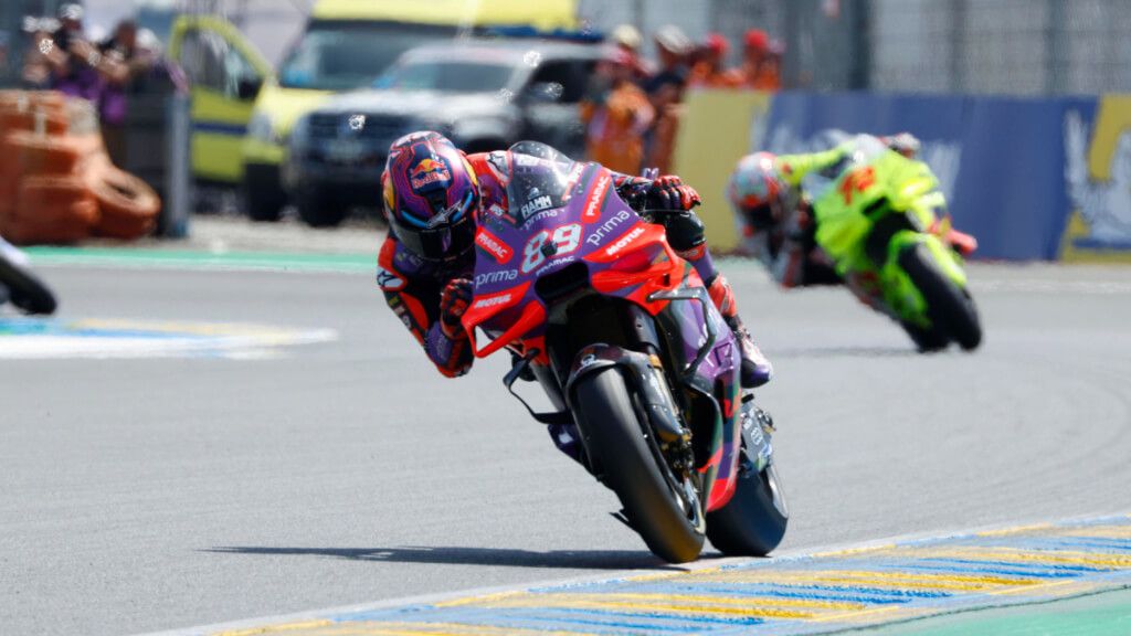 Jorge Martín, en el Gran Premio de Le Mans de MotoGP.