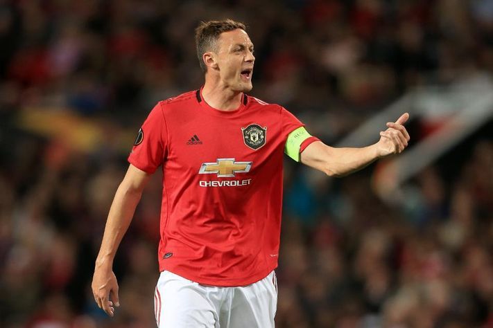 Matic, en un partido con el Manchester United.