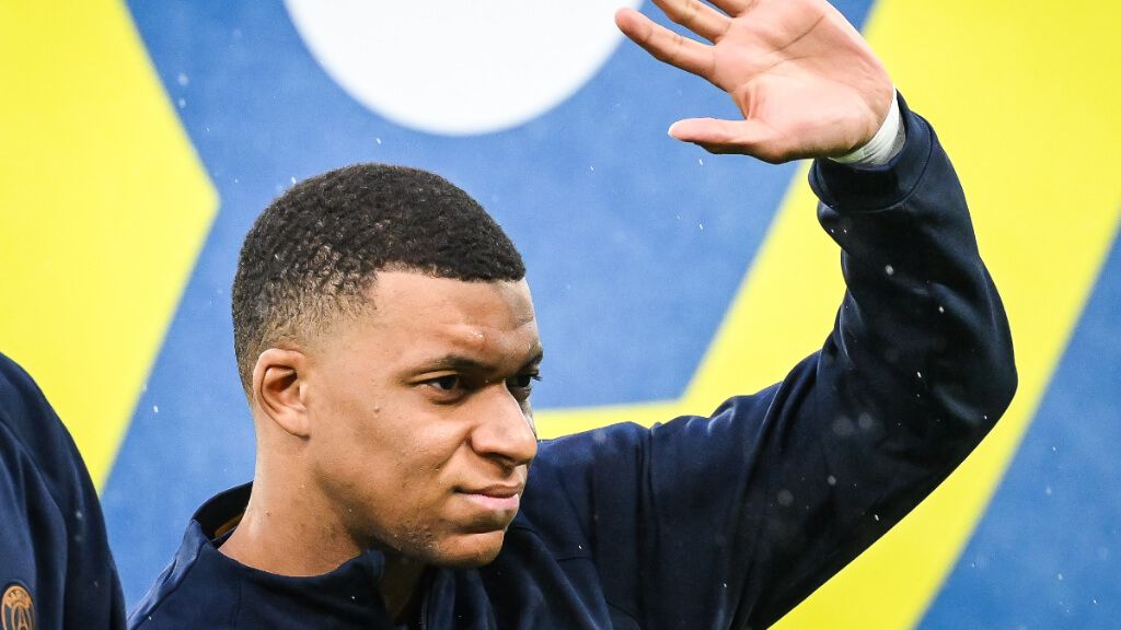 Mbappé en un partido del PSG (Europa Press).