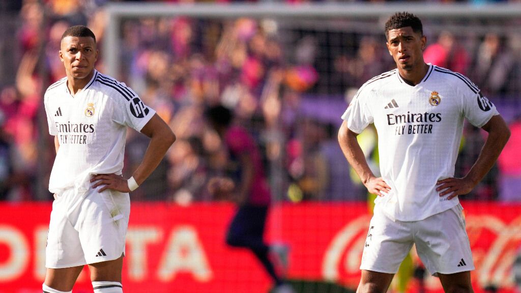  Mbappé y Jude Bellingham durante el Barcelona - Real Madrid (Fuente: Cordon Press)