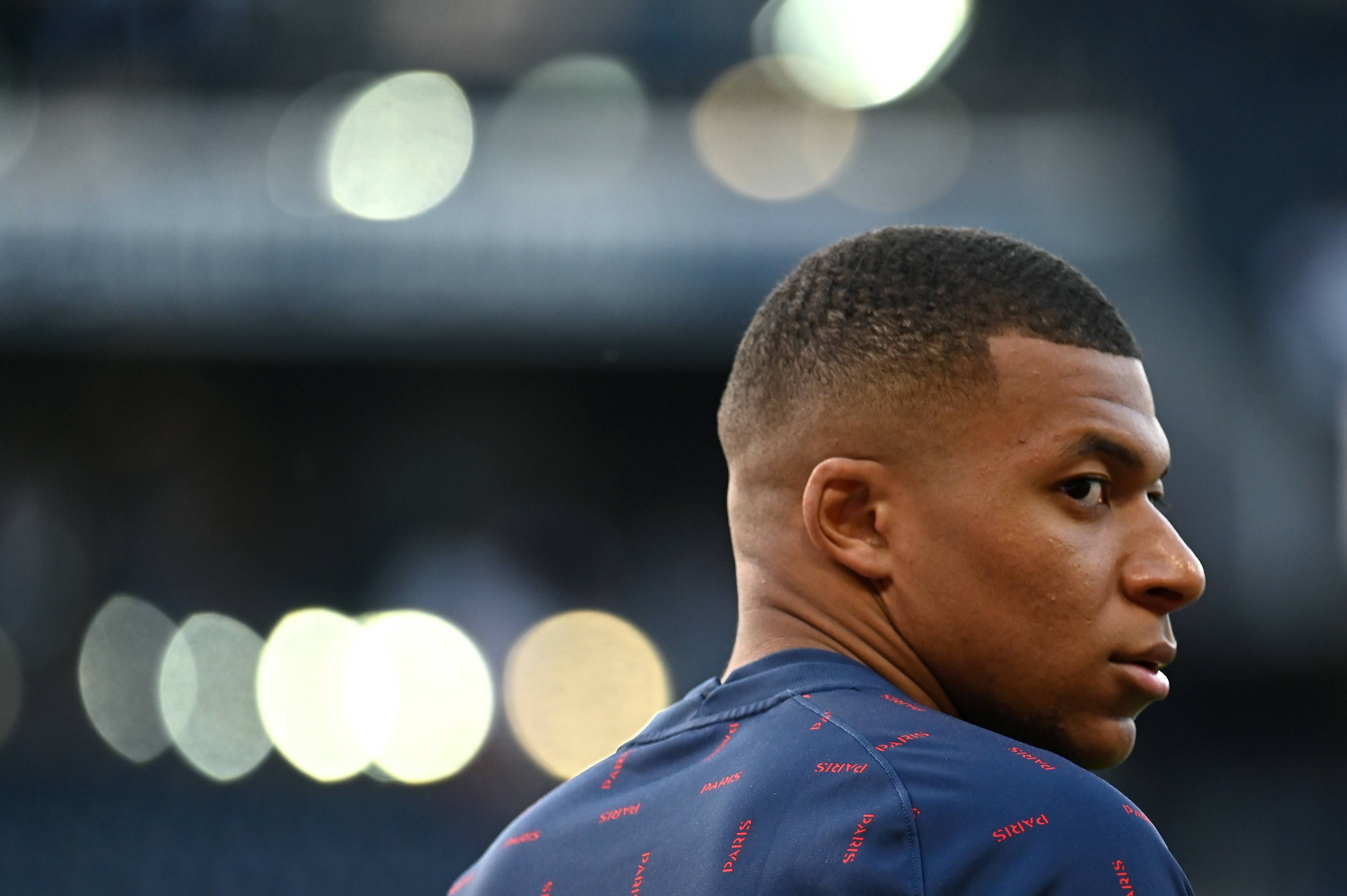 Kylian Mbappé, durante un partido con el PSG.