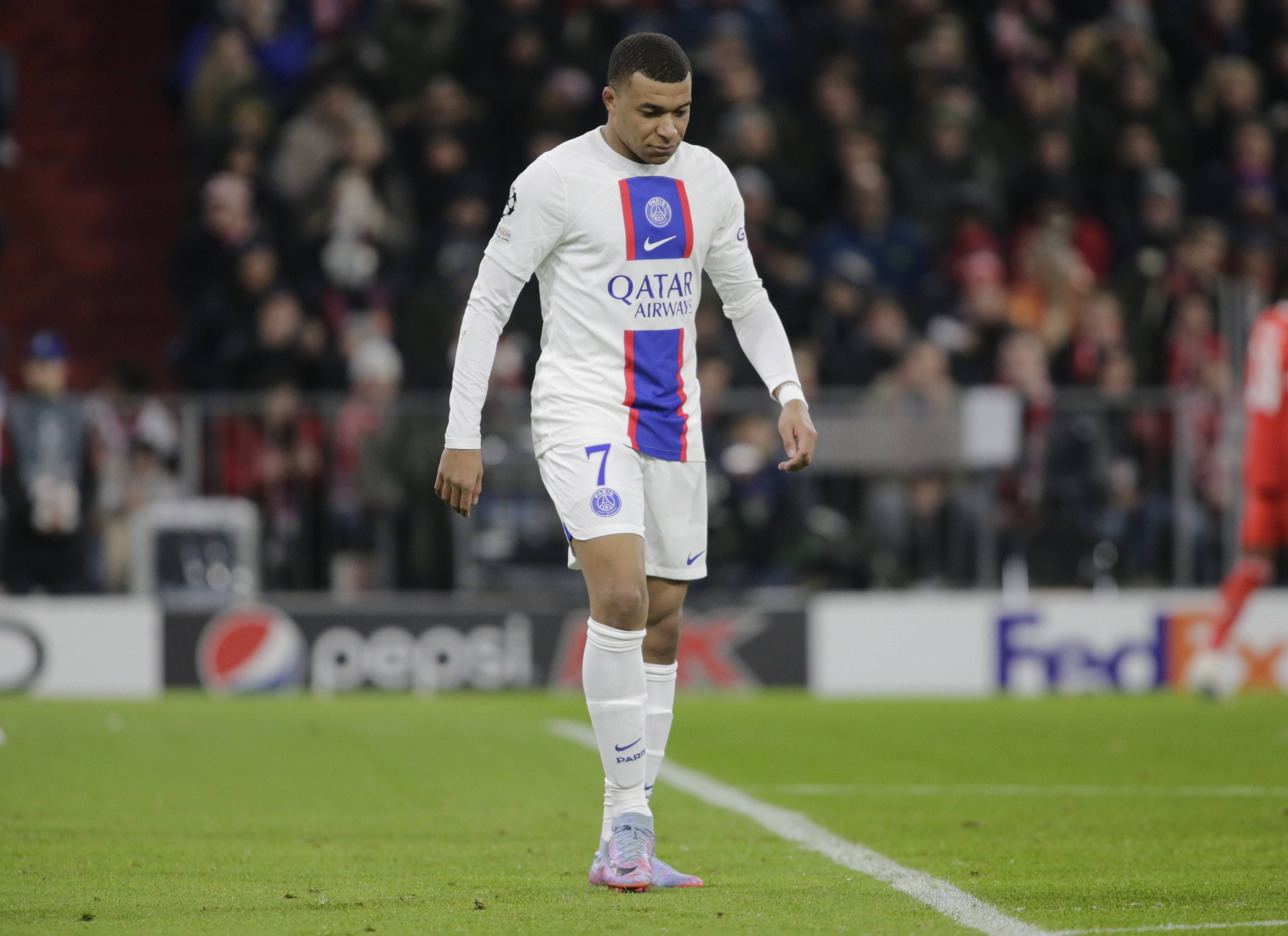 Kylian Mbappé, en el Bayern Múnich-PSG de la Champions League(Cordon Press).