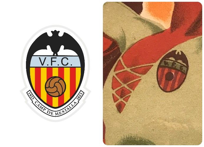  Mestalla, con logo y escudo, el protagonista de la camiseta 2022-23