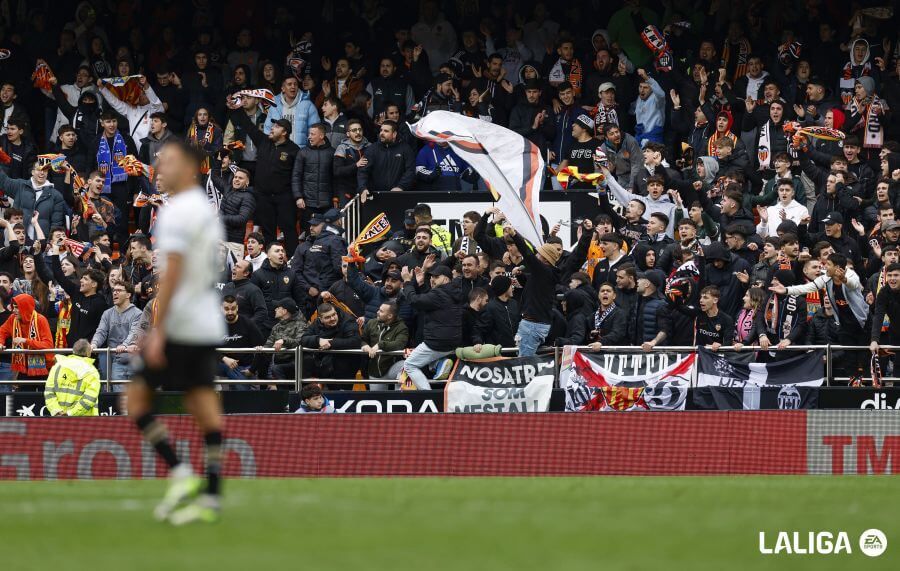 Mestalla, en el Valencia CF - Getafe CF (Foto:LALIGA).