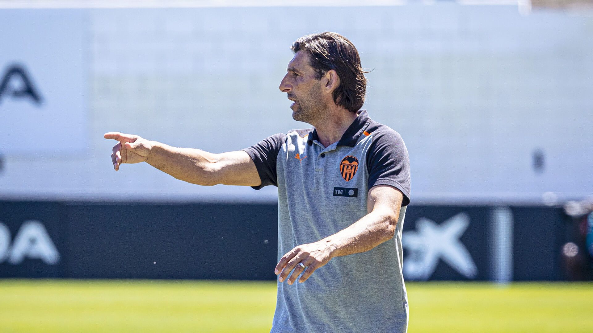 Miguel Ángel Angulo, con el VCF Mestalla ante el Torrent CF.
