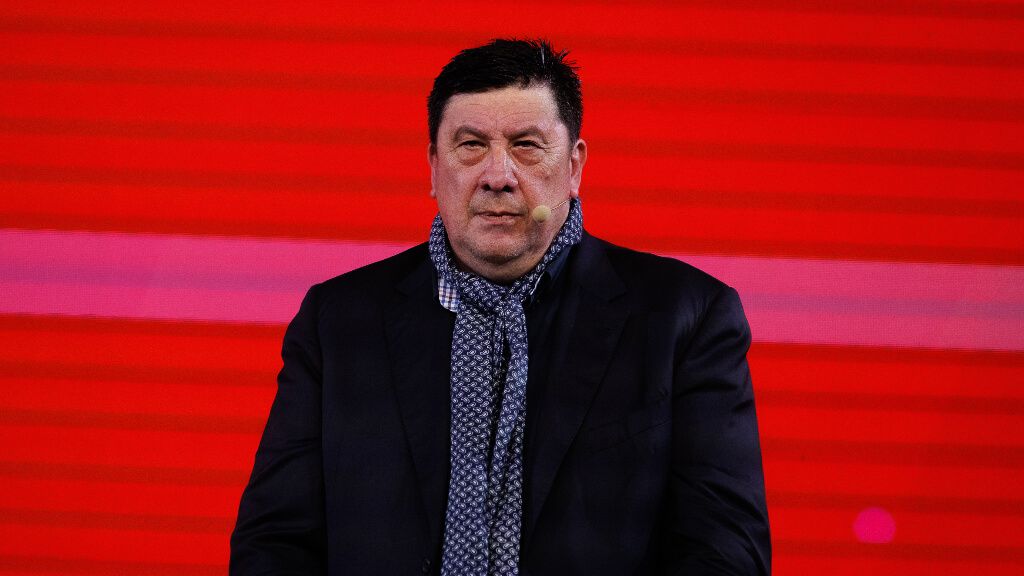  El Mono Burgos durante el sorteo de Copa del Rey (Fuente: Europa Press)