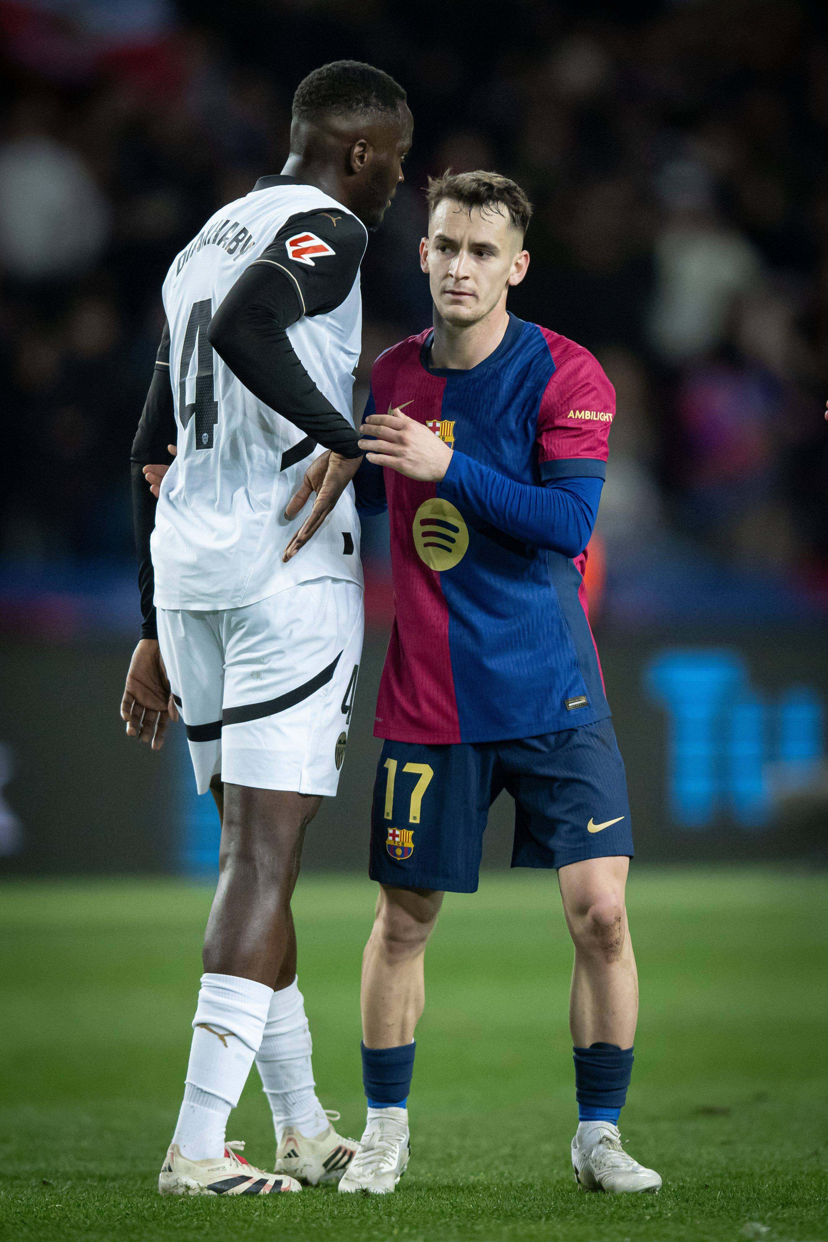  Mouctar Diakhaby, ante el FC Barcelona.