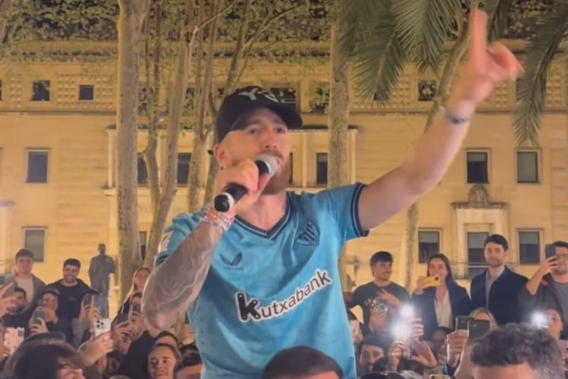  Iker Muniain lidera la fiesta en Bilbao tras ganar la Copa.