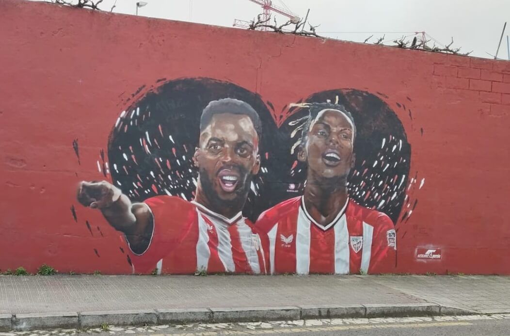  El mural dedicado a los hermanos Williams en Lutxana, Barakaldo.