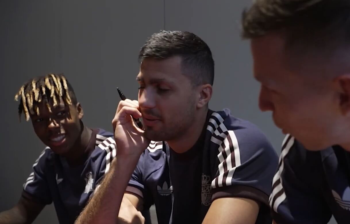 Nico Williams, Rodri y Dani Olmo (@sefutbol)
