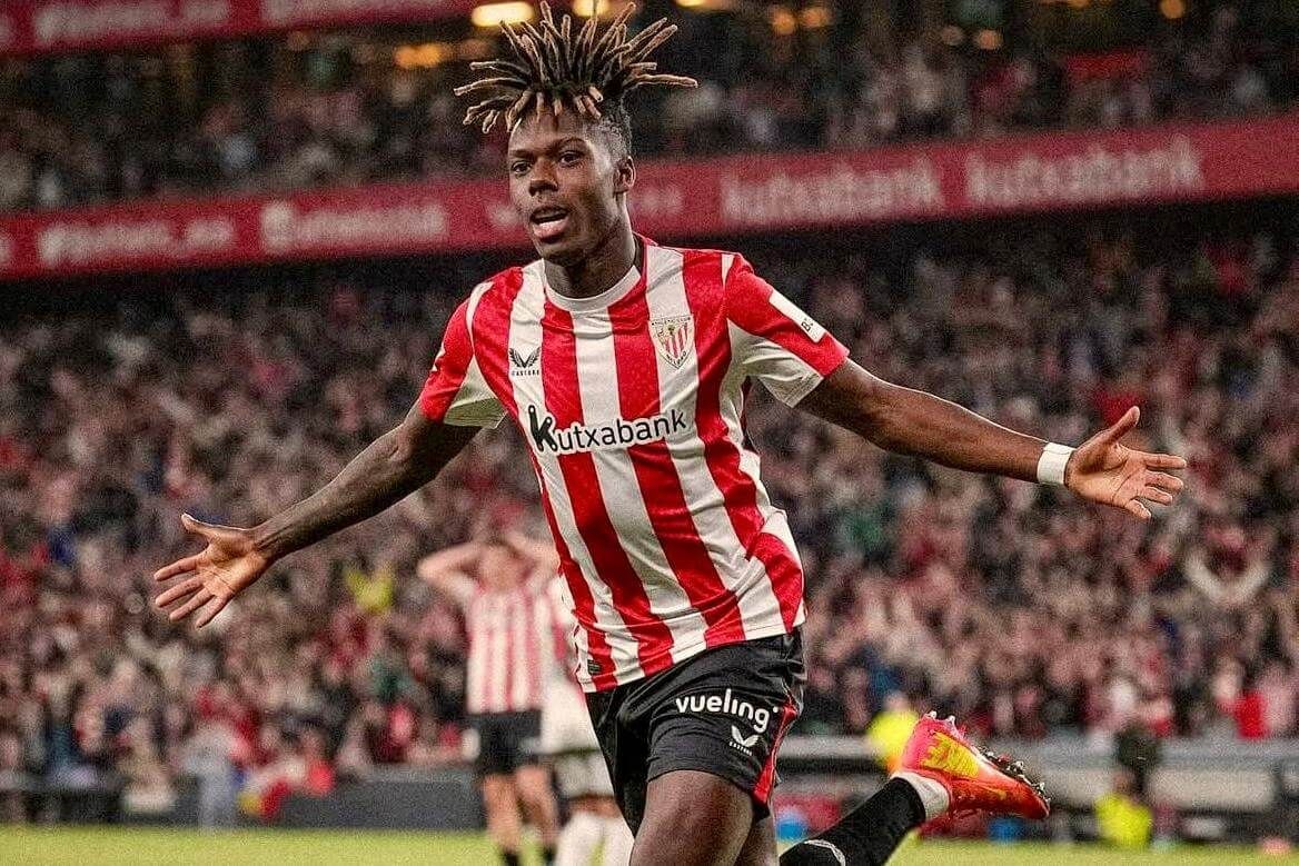  Golazo de Nico Williams ante el Rayo en San Mamés.