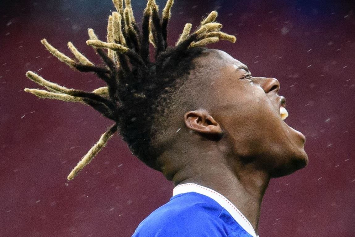 Gesto de Nico Williams en la derrota ante el Atlético de Madrid en el Metropolitano.