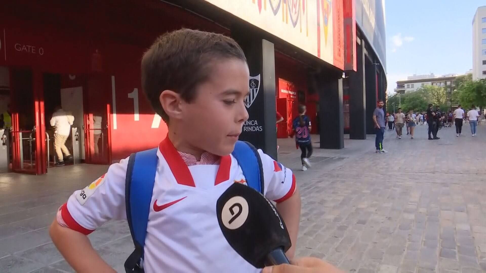 Daniel, el fan número 1 de Sergio Ramos
