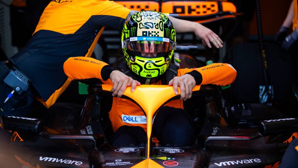 Lando Norris, en el GP de Imola.