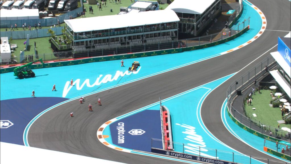  Lando Norris, en la sprint de Miami.