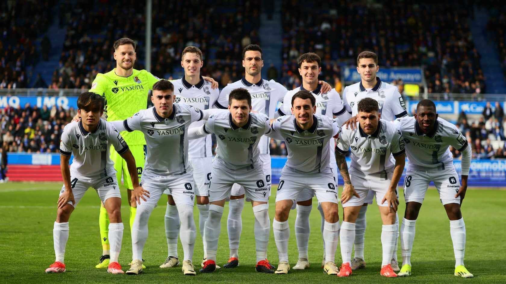  Once de la Real Sociedad en Mendizorroza.