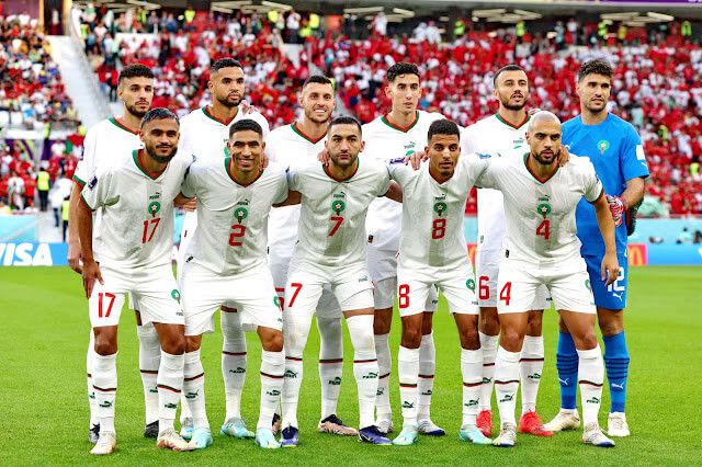  Once inicial de Marruecos en el Mundial 2022 con Munir como portero titular. (FIFA)