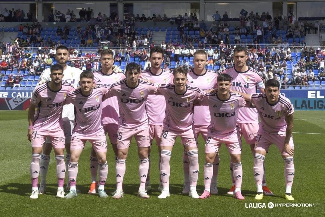  Once inicial del Real Oviedo en El Alcoraz.