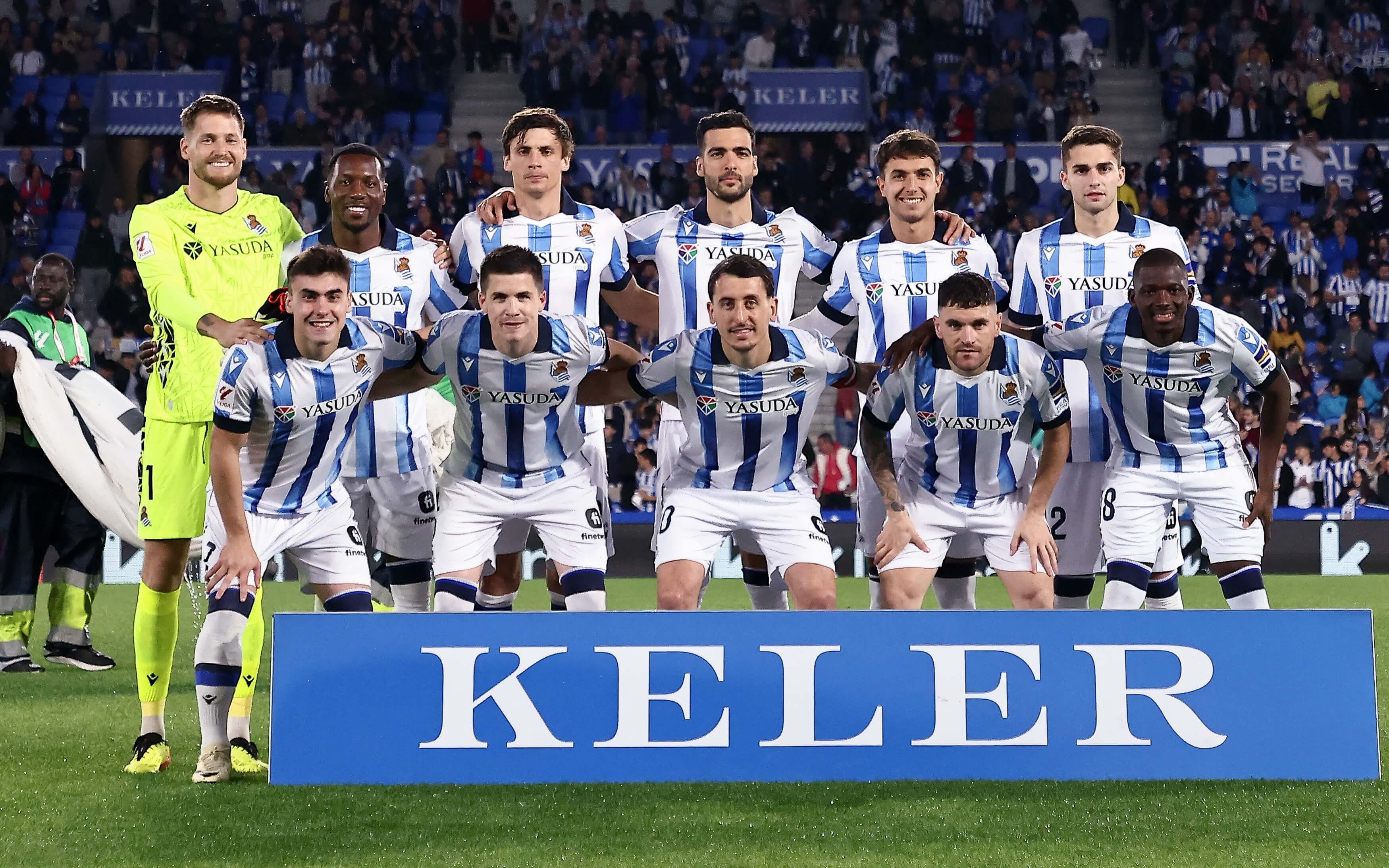  Once inicial de la Real Sociedad ante el Almería.