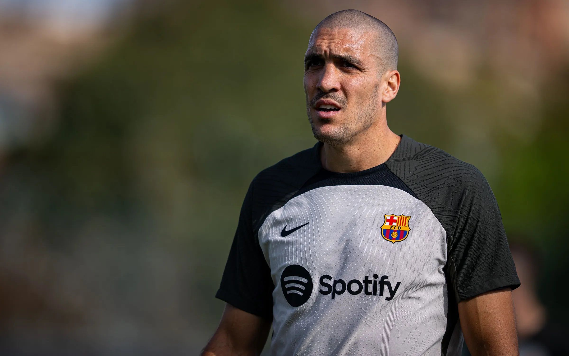 Oriol Romeu, en una sesión del Barcelona.