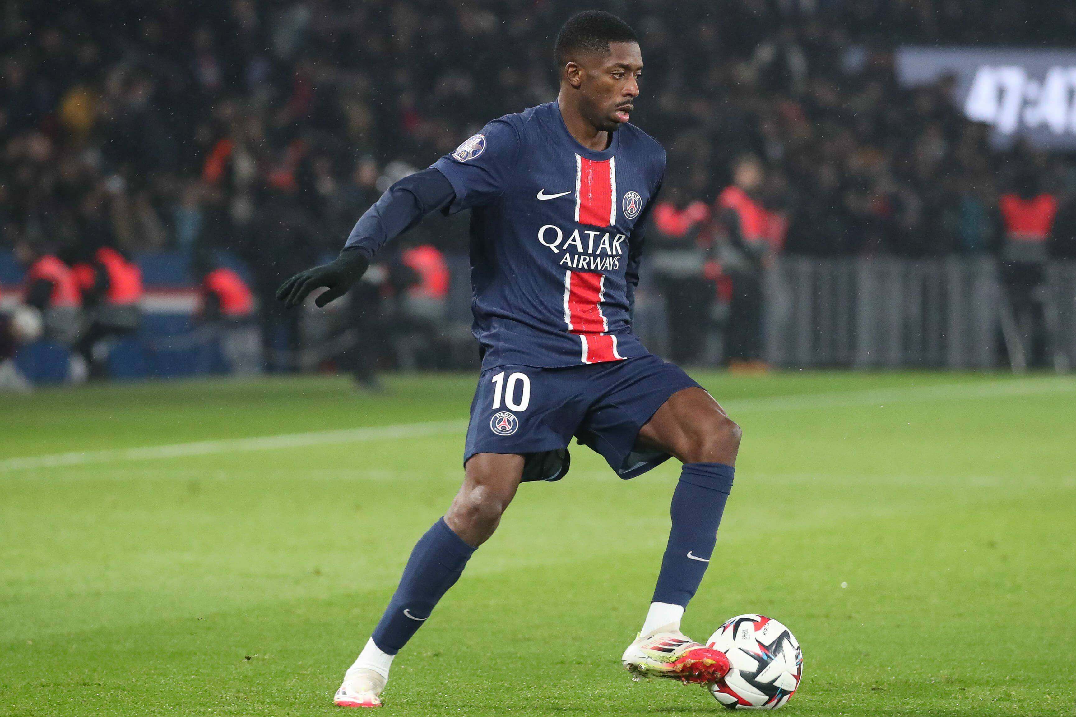  Ousmane Dembélé, en un partido del PSG.
