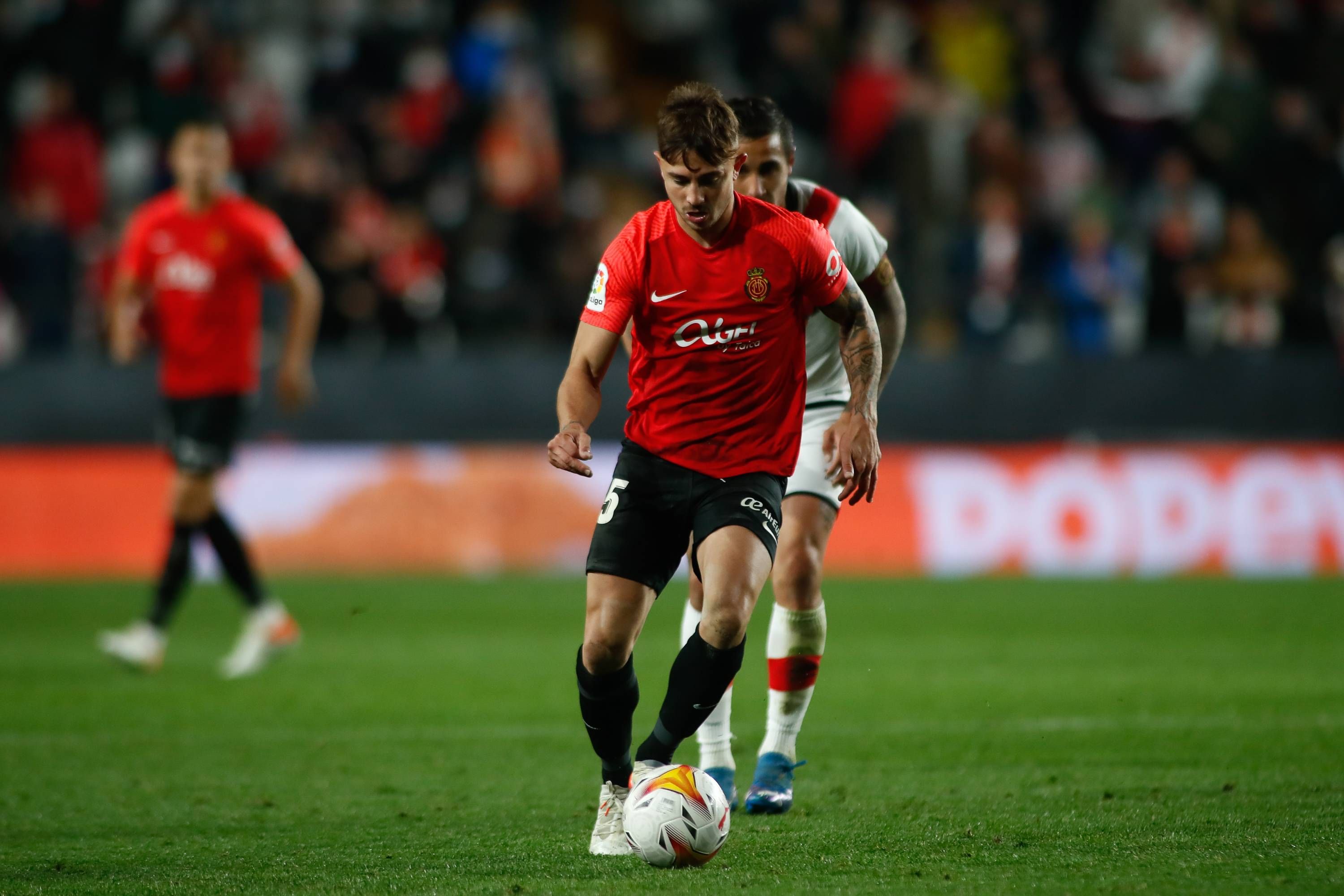 Pablo Maffeo, durante un partido del Mallorca.