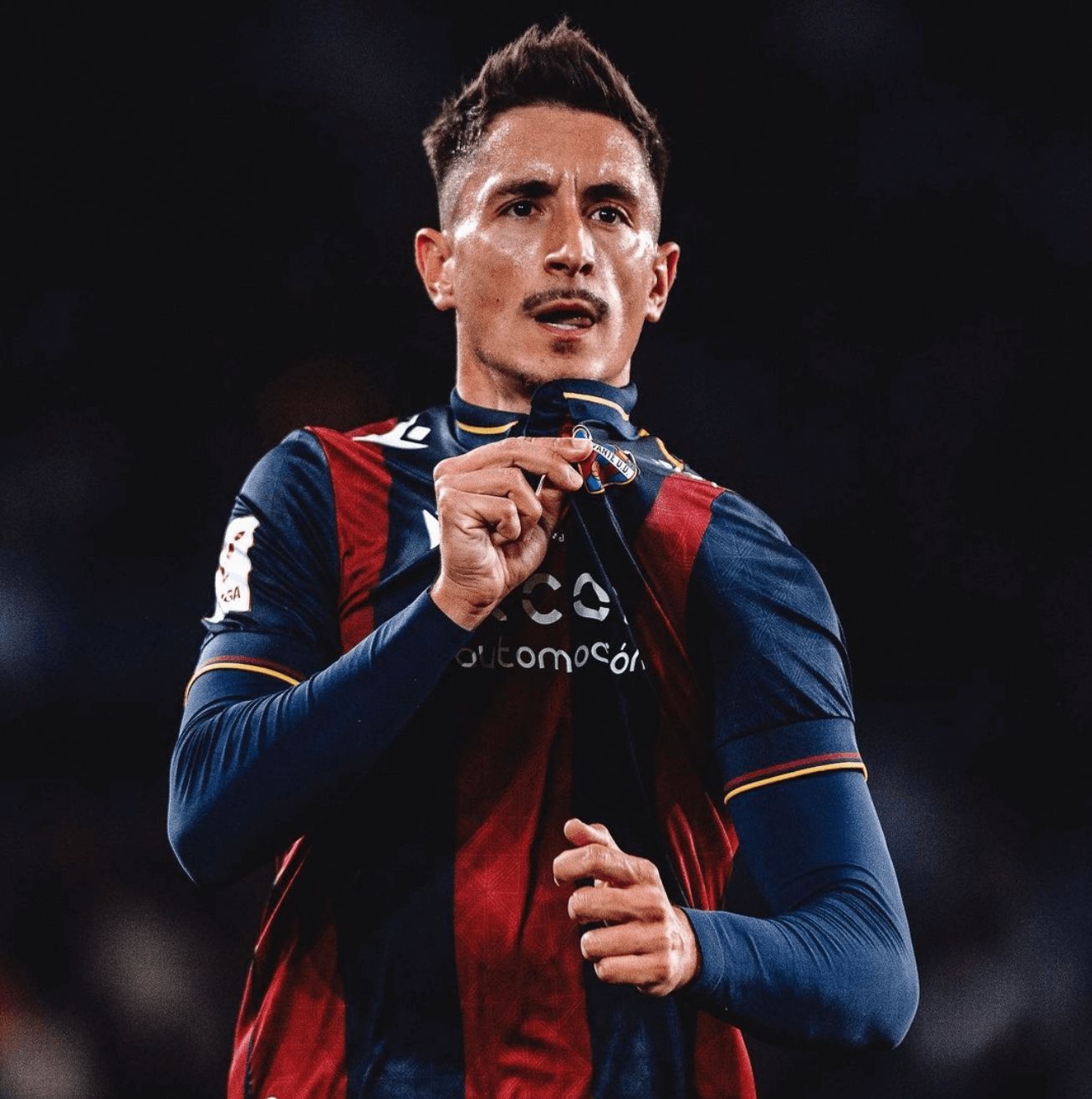 Pablo Martínez, con el Levante UD.