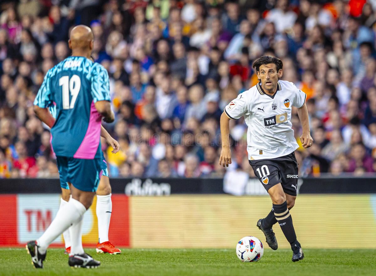  Miguel Ángel Angulo, en el partido de Leyendas del Triplete.