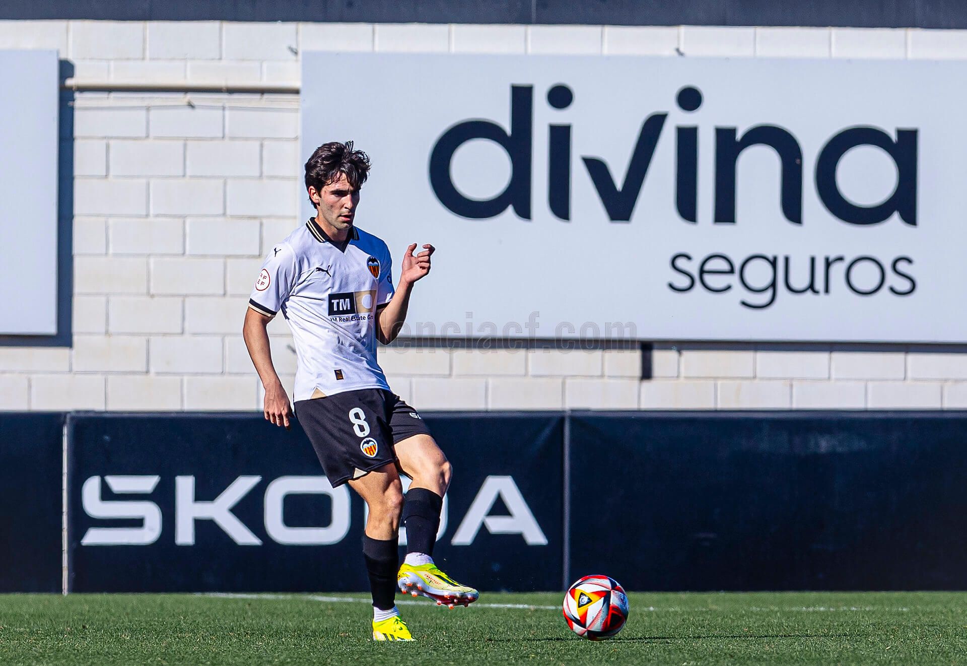 Pedro Alemañ, con el VCF Mestalla..