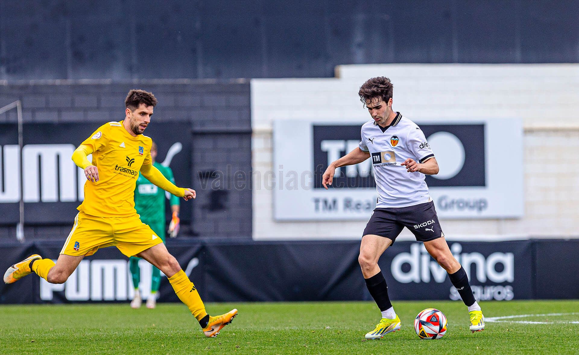 Pedro Alemañ, con el VCF Mestalla..