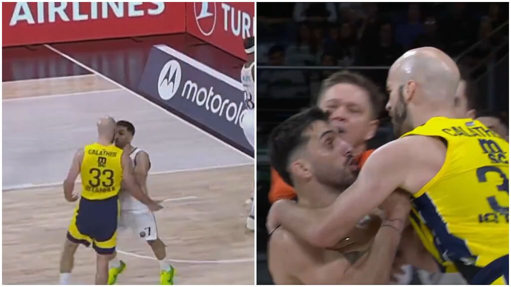  La casi pelea entre Facu Campazzo y Nick Calathes en la Euroliga (RR.SS)