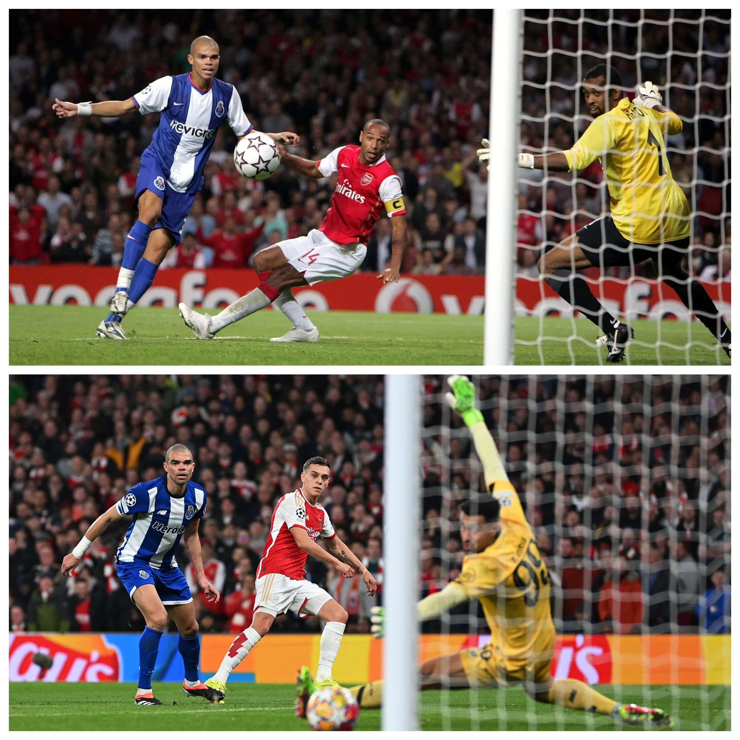  Pepe y su foto viral ante el Arsenal