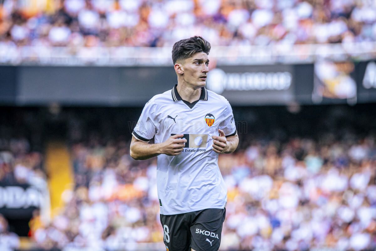  Pepelu, ante el Rayo Vallecano (Foto: Valencia CF9.