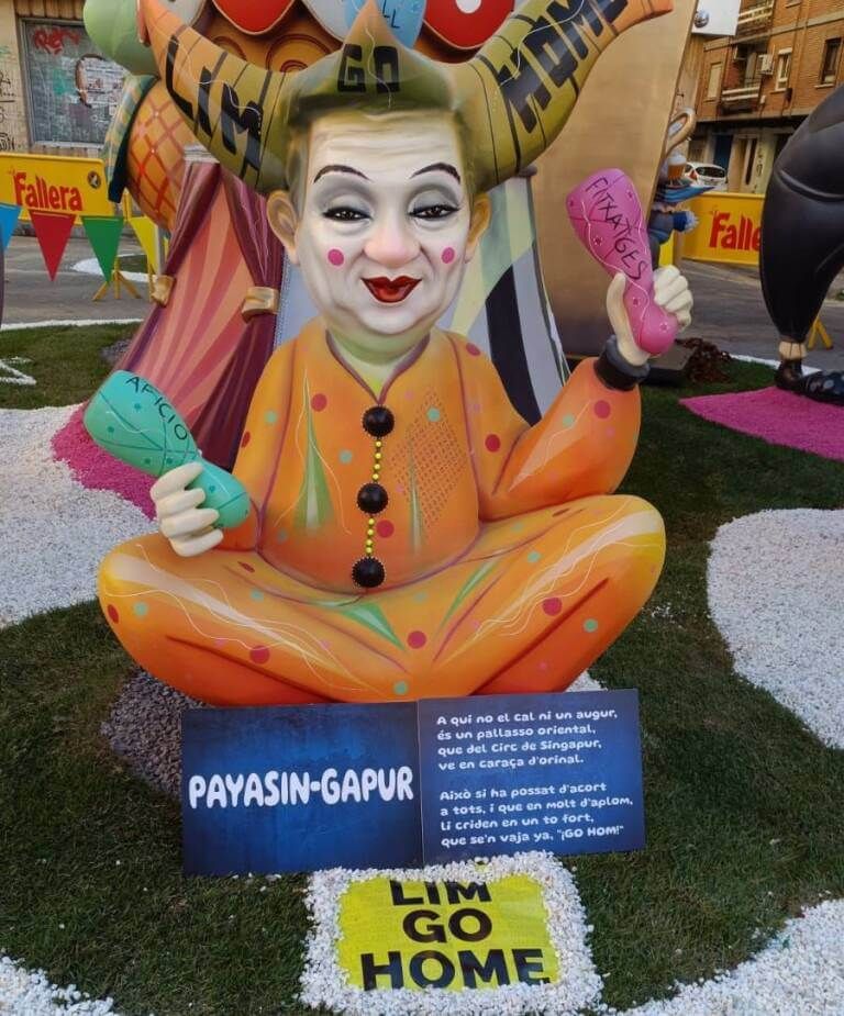  Peter Lim se quemará en Fallas