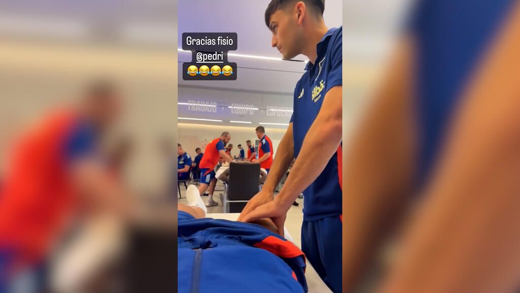  Ferran Torres y Pedri.