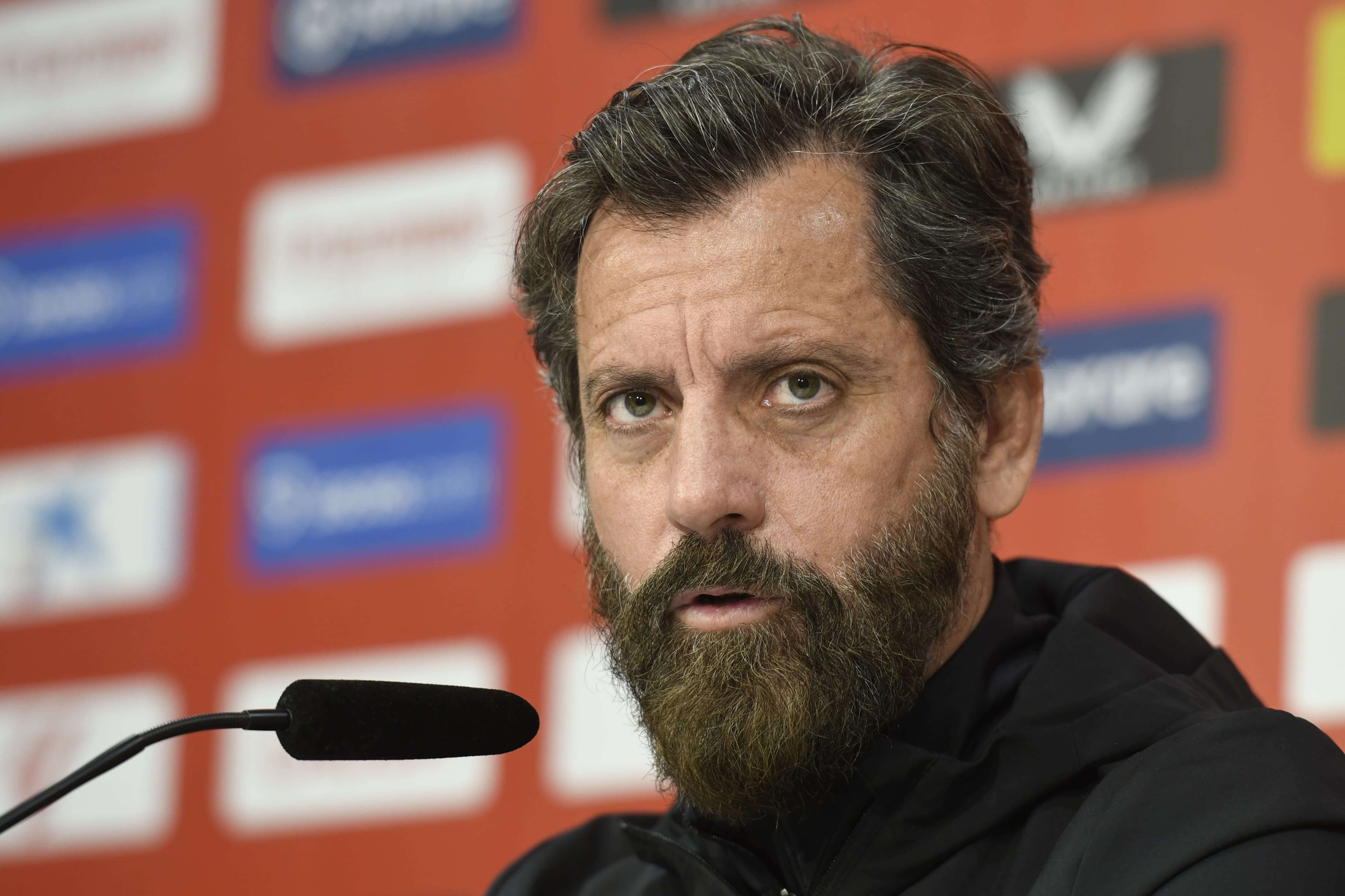 Quique Sánchez Flores, en sala de prensa